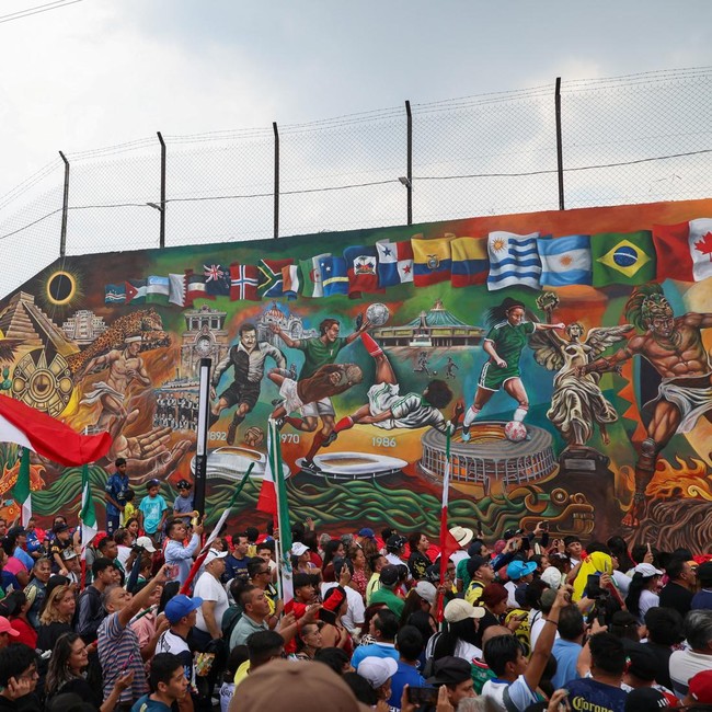 Mural Bertema Piala Dunia Pecahkan Rekor Dunia