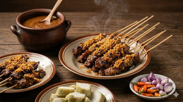 Olahan daging kurban.