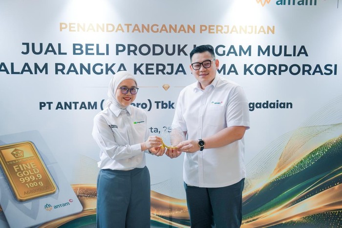 Pegadaian dan ANTAM Jalin Sinergi Strategis Perdagangan Logam Mulia