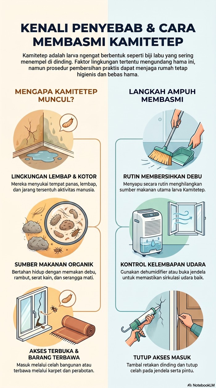 Penyebab Kamitetep Muncul di Rumah