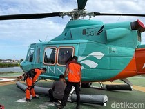 Pendaki Malaysia Cedera di Pelawangan Gunung Rinjani, Dievakuasi dengan Helikopter