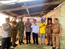 Dukung Program Nasional, Polda Sumsel Bedah Rumah 2 Warga Muratara