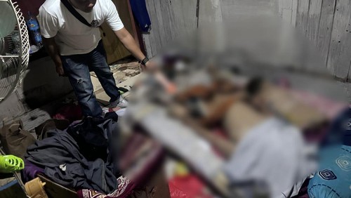 Polisi melakukan olah TKP temuan jenazah pria di dalam kamar kos Mataram, NTB, Minggu (24/5/2026). (Foto: Dok Polresta Mataram)