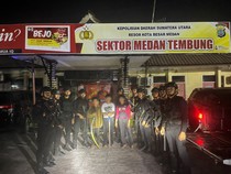 Brimob Gagalkan Tawuran Remaja-Balap Liar di Medan