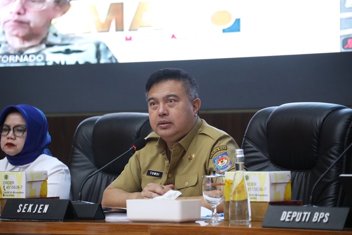 Sekretaris Jenderal (Sekjen) Kementerian Dalam Negeri (Kemendagri), Tomsi Tohir