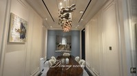 Masih di lantai yang sama, ini adalah dining room untuk tamu.  Foto: YouTube tasya farasya