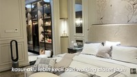 Inilah kamar utama di rumah Tasya Farasya. Dalam kamar ini juga ada walk in closset. Foto: YouTube tasya farasya