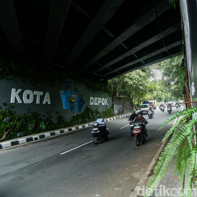Wajah Baru Gerbang Depok Tampilkan Ikon Seni dan Budaya Lokal