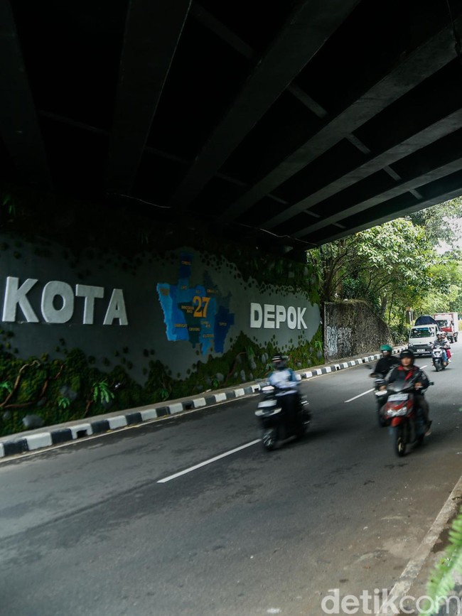 Wajah Baru Gerbang Depok Tampilkan Ikon Seni dan Budaya Lokal