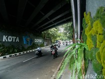Wajah Baru Gerbang Depok Tampilkan Ikon Seni dan Budaya Lokal