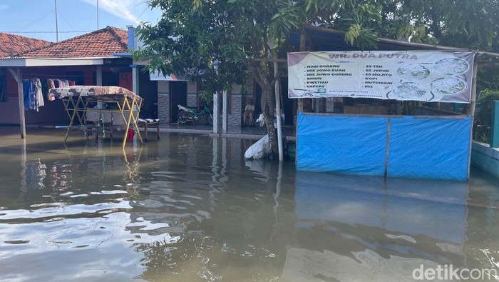 Kondisi banjir di Desa Ketitang Wetan Kecamatan Batangan, Kabupaten Pati, Selasa (26/5/2026).