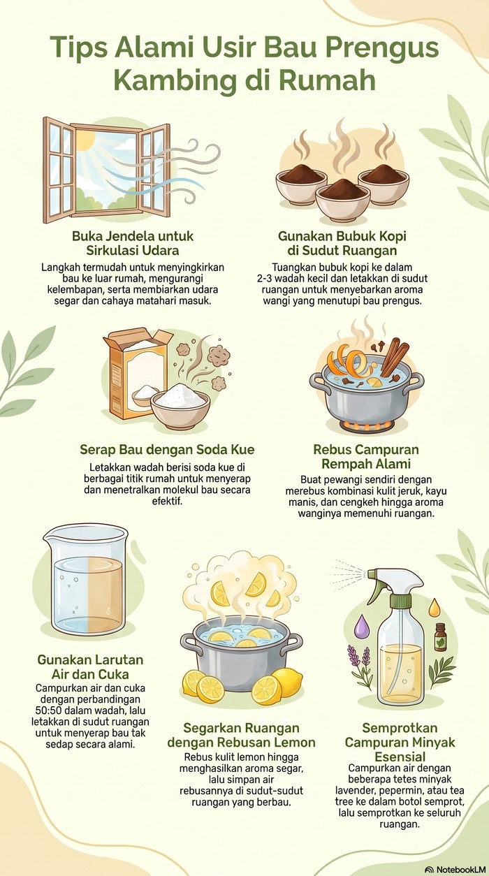 Cara Hilangkan Bau Prengus di Rumah
