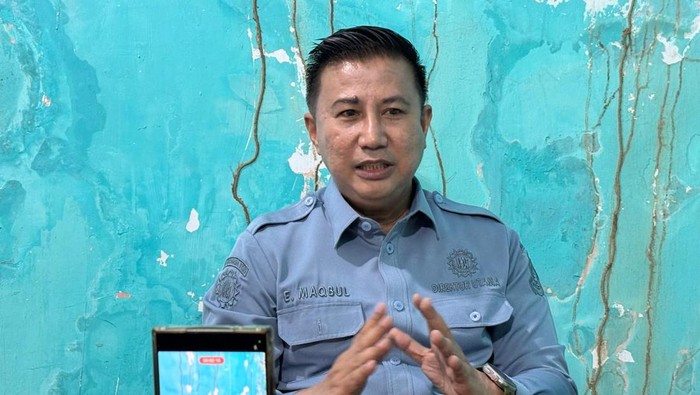 Direktur Utama Perumda Terminal Makassar Metro, Elber Maqbul Amin.