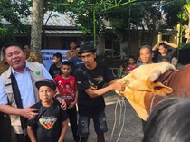 Herman Deru Salat Idul Adha-Open House di Griya Agung Palembang