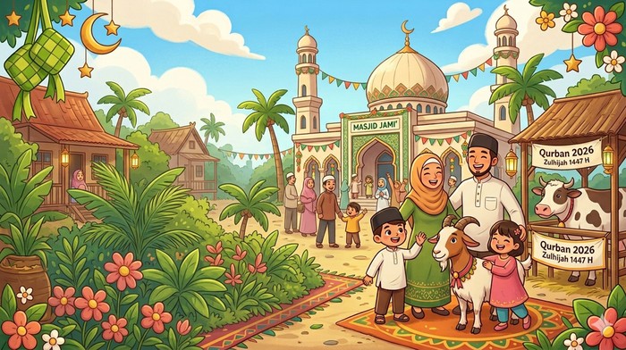 Ilustrasi Idul Adha 2026