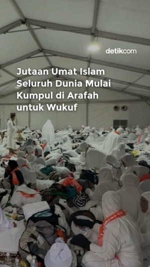 Video: Jutaan Umat Islam Seluruh Dunia Mulai Kumpul di Arafah untuk Wukuf