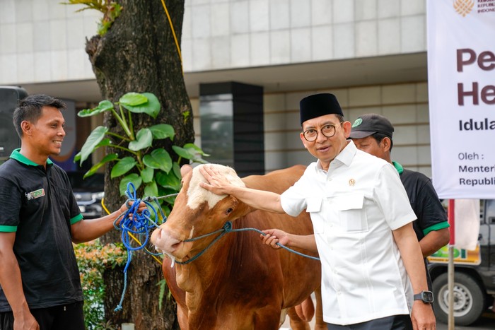 Kemenbud kurban 23 ekor sapi