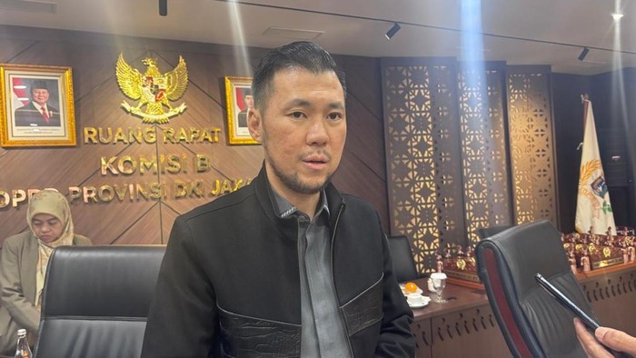Ketua Pansus Perparkiran DPRD DKI Jakarta, Ahmad Lukman Jupiter (Belia/detikcom)