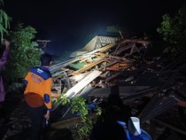 Angin Kencang Ngamuk di Sumber Rembang, 10 Rumah Morat-marit