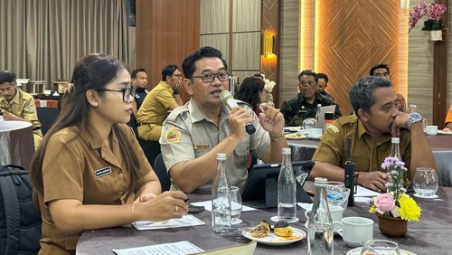 Koordinasi dan penguatan layanan panggilan darurat 112 tingkat Provinsi Bali di Denpasar, Senin (25/5/2026). (Foto: Dok. Pemkab Gianyar)