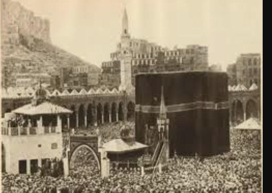 Mekkah jaman dahulu, (Mohammed Sadiq Bey via tangkapan layar Detikcom) Mekkah jaman dahulu, (Mohammed Sadiq Bey via tangkapan layar Detikcom)