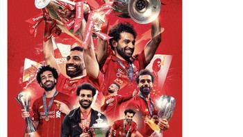 Masa-masa Salah di Liverpool penuh dengan gol dan piala. Foto: X.com
