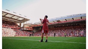 Malam terlama dalam hodup sata. Terima kasih sekali lagi, tulis Salah di X. Foto: X.com