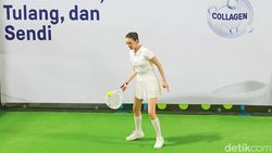 Raline Shah Curi Perhatian dengan Aksi Sporty di Lapangan Padel