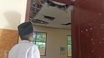 Penampakan Ruang Kelas Sekolah Dasar di Tulungagung Ambruk