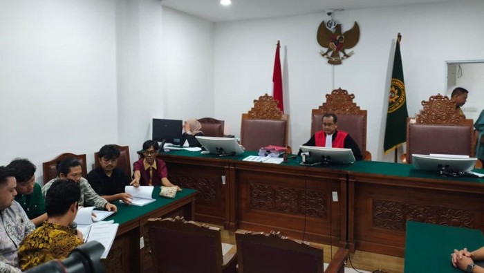 Sidang gugatan praperadilan TAUD di PN Jaksel (detikcom)