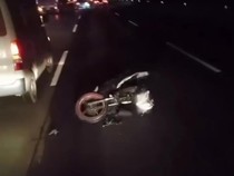 Video: Viral Kecelakaan Pemotor Masuk Tol Purbaleunyi