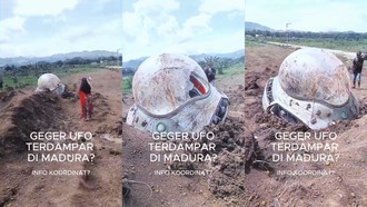 Viral Video UFO Terdampar di Madura, Reaksi Warganet Bikin Ngakak