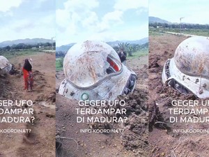 Viral Video UFO Terdampar di Madura, Reaksi Warganet Bikin Ngakak