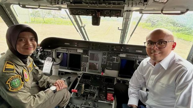 Captain Yustikasari Diana Putri, pilot skadron udara 2