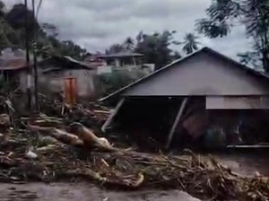 Banjir dan Longsor Terjang 2 Kabupaten di Gorontalo, 1 Rumah Warga Hanyut