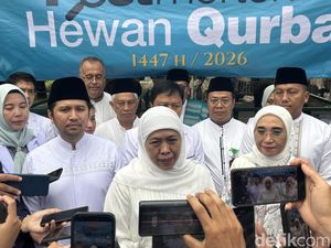 Khofifah Ungkap Penjualan Hewan Kurban Saat Idul Adha di Jatim Meningkat