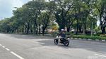 Jalanan di Kota Surabaya Lengang saat Lebaran Idul Adha