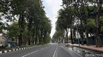 Jalanan di Kota Surabaya Lengang saat Lebaran Idul Adha