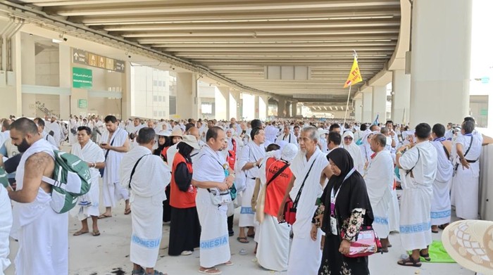 Jemaah Haji RI Tiba di Mina