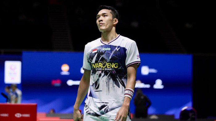 Jonatan Christie kandas di babak awal Singapore Open 2025.