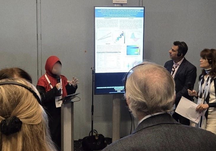 Momen saat Prihantini mempresentasikan riset di International Symposium on Pneumococci and Pneumococcal Disease (ISPPD) di Copenhagen, Denmark, 18 Mei 2026 lalu Momen saat Prihantini mempresentasikan riset di International Symposium on Pneumococci and Pneumococcal Disease (ISPPD) di Copenhagen, Denmark, 18 Mei 2026 lalu