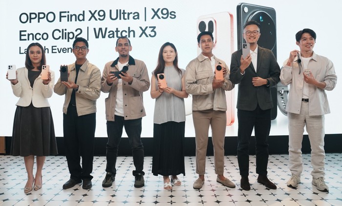 OPPO Find X9 Ultra, OPPO Find X9s, OPPO Enco Clip2 dan OPPO Watch X3 Resmi Meluncu
