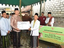 Sapi Kurban Bantuan Presiden Prabowo Disembelih di Mantup Lamongan