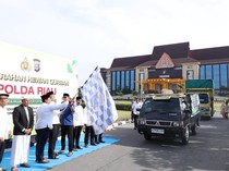 Polda Riau Potong 195 Hewan Kurban, Disalurkan hingga ke Desa Pelosok