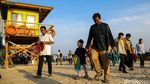 Salat Idul adha di Pantai Ancol Dipadati Ribuan Umat Muslim