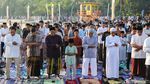 Salat Idul adha di Pantai Ancol Dipadati Ribuan Umat Muslim