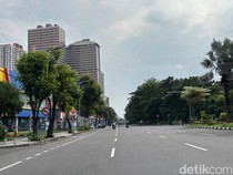 Lengangnya Jalanan Surabaya di Hari Raya Idul Adha