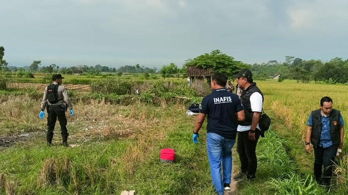 TKP ledakan petasan balon udara di Blitar