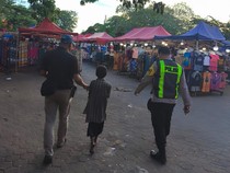 Polda Sumsel Tertibkan Sejumlah Anak Jalanan Ngelem di Jembatan Ampera