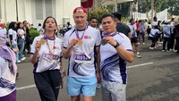 2200 peserta yang inklusif, ada perwakilan negara sahabat, semua jajaran pemerintahan ikut partisipasi. Transformasi dan ketahanan bukan cuma slogan, tapi langkah nyata bersama, ungkap Ayu Azhari. Foto: Instagram @ayukhadijahazhari